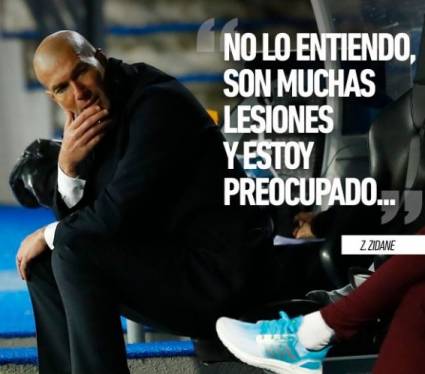 Zidane desconcertado por tantas lesiones en el Real Madrid - Juventud  Rebelde - Diario de la juventud cubana
