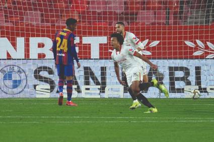 Koundé marcó un golazo ante el Barcelona