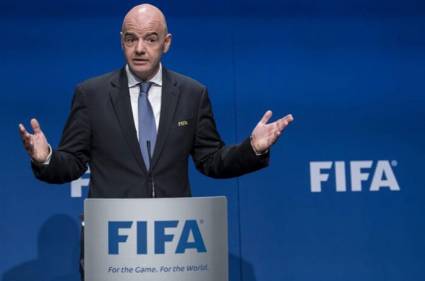 El presidente de la FIFA, Gianni Infantino