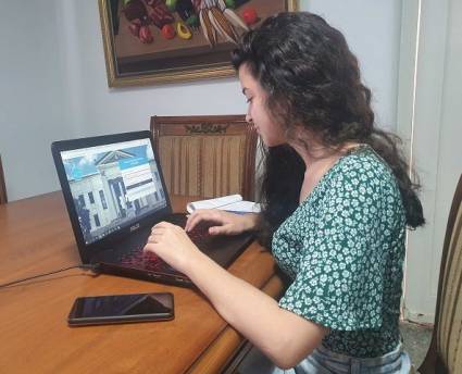 Estudiante de Comunicación Social de la Universidad de La Habana (UH)