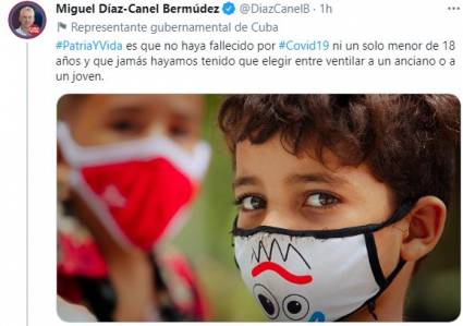 Cuenta oficial de Miguel Díaz-Canel en Twitter