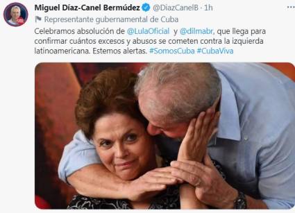 Díaz-Canel en Twitter