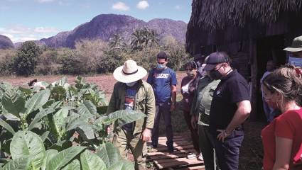 El Primer Secretario de la UJC visitó Pinar del Río