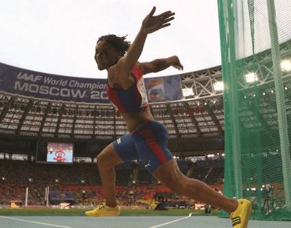 Discóbola cubana Yaimé Pérez