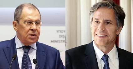 Serguei Lavrov y Anthony Blinken