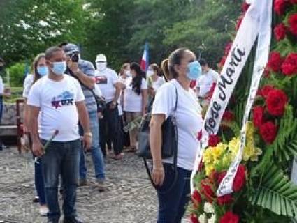 Homenaje a José Martí en Dos Ríos