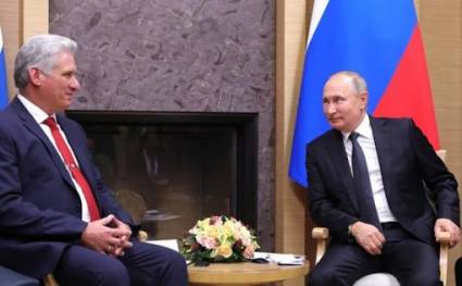 Miguel Díaz-Canel Bermúdez y Vladimir Putin