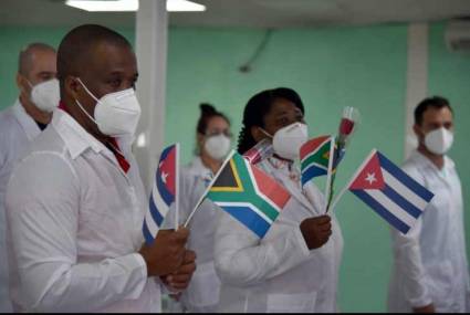 Brigada médica cubana en Sudáfrica