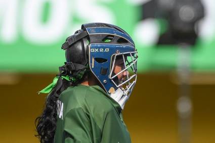 Equipo femenino cubano de hockey sobre césped.