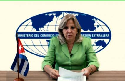 Ana Teresita González, viceministra primera del Comercio Exterior y la Inversión Extranjera de Cuba.