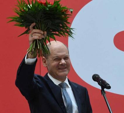 El partido de Olaf Scholz ha ganado con un 25,7 por ciento de los votos