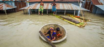 Inundaciones en Asia