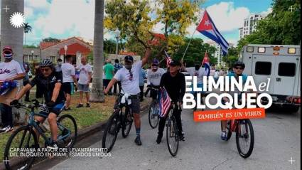 Caravana contra el bloqueo