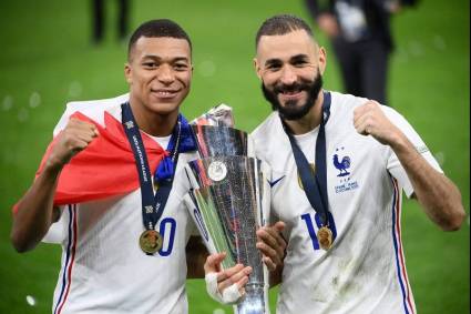 Mbappé y Benzema