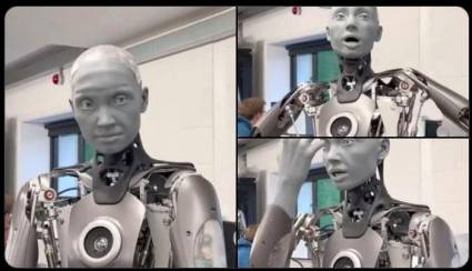 Nuevo proyecto robótico, con forma humanoide y reconocimiento facial