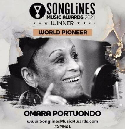 Cantante cubana Omara Portuondo premiada con el World Pioneer 2021