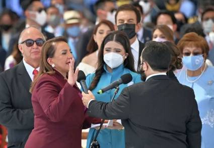 Xiomara Castro, presidenta de Honduras