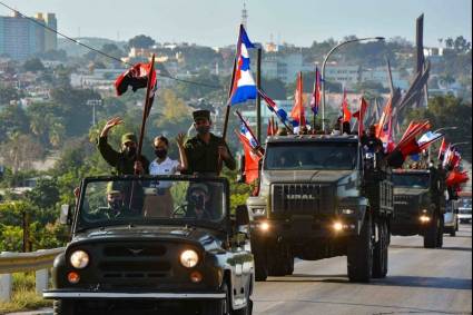 Caravana de la Libertad en Santiago de Cuba