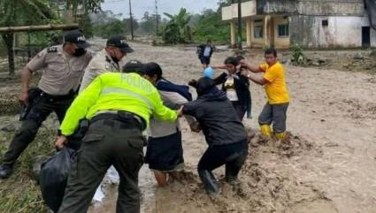 Aluvión en Ecuador