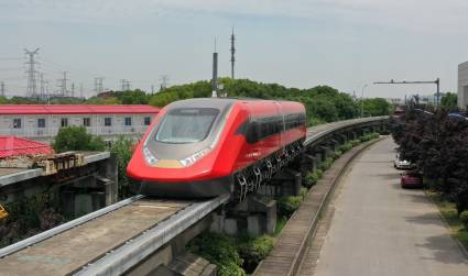 Trenes comerciales de levitación magnética