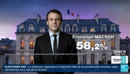 Presidente de Francia Emmanuel Macron