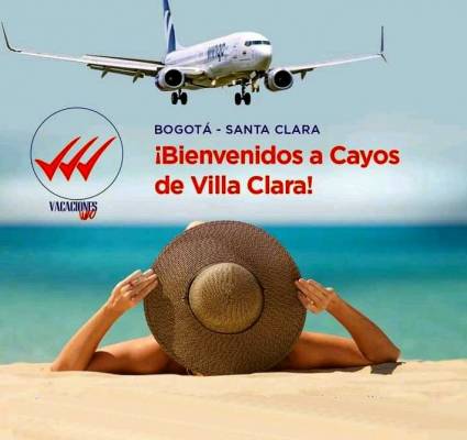 Arriba a Cuba vuelo chárter de la aerolínea Wingo