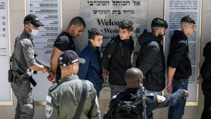 Palestinos detenidos por Israel