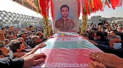 Funeral de Sayad Khodai asesinado por Israel