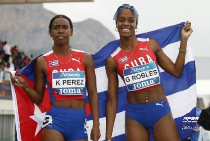 Greisys Robles y Keily Linet Pérez , atletismo