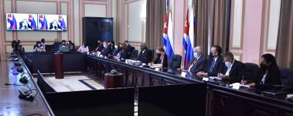 Encuentro virtual entre presidentes del Parlamento cubano y del Consejo de la Federación de Rusia