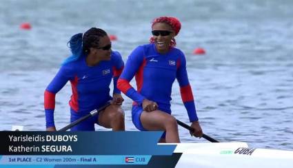 El binomio cubano volvió a ocupar dos podios mundialistas.