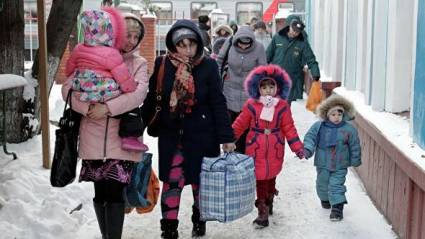 Refugiados ucranianos en Rusia