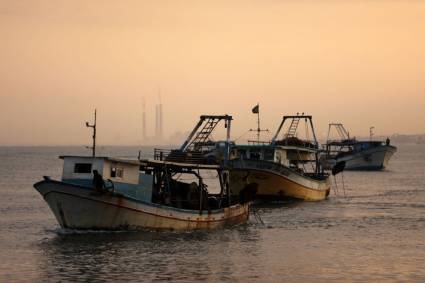 La pesca es parte importan te de la economía de Gaza