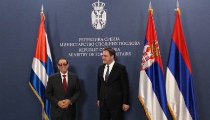 Canciller cubano en visita oficial a Serbia