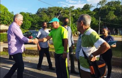 Visita de Miguel Díaz-Canel a la Isla de la Juventud