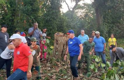 Presidente Díaz-Canel en trabajo voluntario