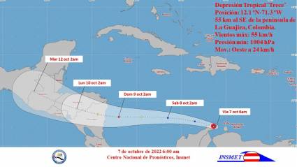 Depresión Tropical Trece