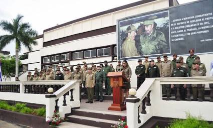 Acto político y ceremonia militar en ocasión del aniversario 60 de la fundación de la Contrainteligencia Militar