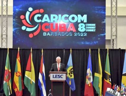 Presidente Díaz-Canel en VIII Cumbre Caricom-Cuba