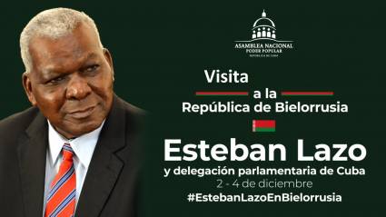 Visita de Esteban Lazo a Bielorrusia