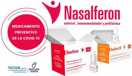 El Nasalferon es un medicamento antiviral y inmunomodulador
