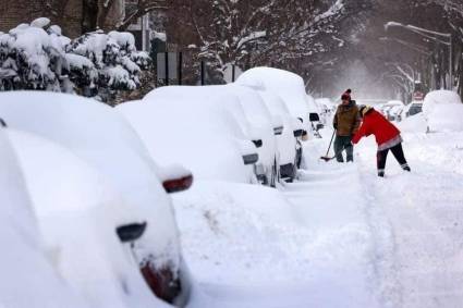 Tormenta invernal con una extensión muy poco frecuente en Estados Unidos