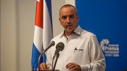 Ernesto Soberón, director de Asuntos Consulares y de Cubanos Residentes en el Exterior, de la Cancillería de Cuba