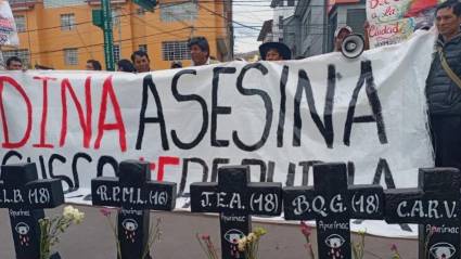 Durante más de un mes de manifestaciones, la ciudadanía peruana no ha retrocedido en sus demandas originales pese a la represión policial.