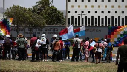 La embajada estadounidense en Lima