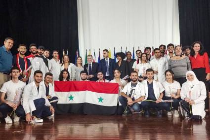 Los estudiantes sirios