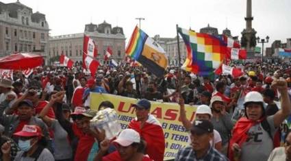 Manifestaciones en Perú