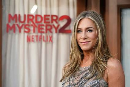 Jennifer Aniston, en la premiere de Murder Mystery 2