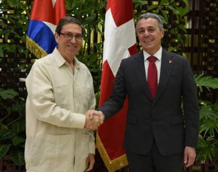 Cuba y Suiza buscan fortalecer relaciones bilaterales