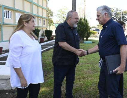 Miguel Díaz-Canel Bermúdez en Sancti Spíritus